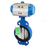 氣動(dòng)對(duì)夾蝶閥